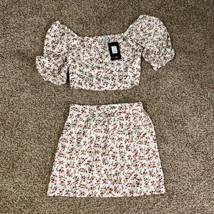 Two piece -skirt and top- set!